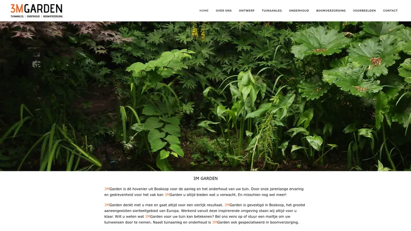 Website van 3M Garden