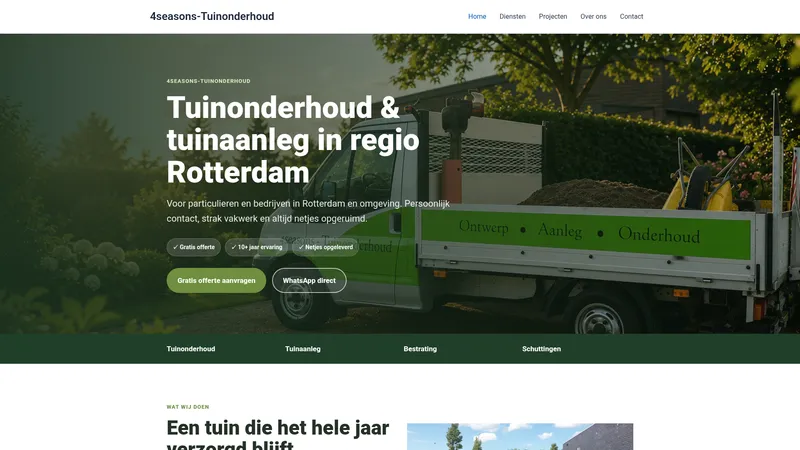 Website van 4seasons-Tuinonderhoud