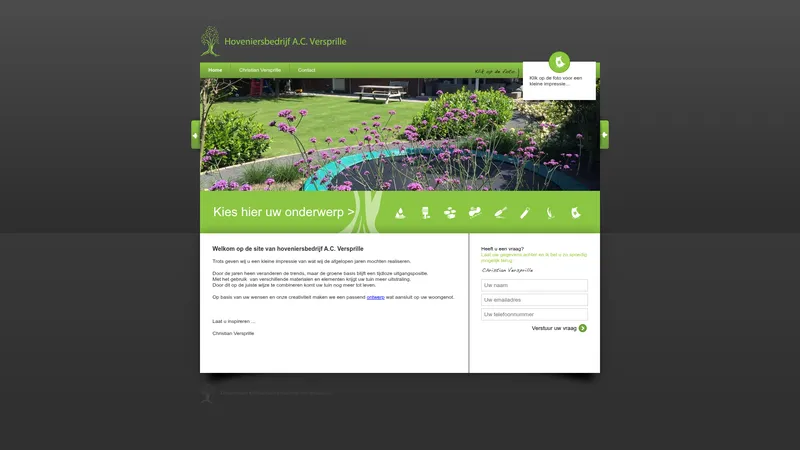 Website van A.C. Versprille