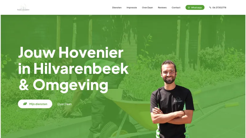 Website van Ansems Tuinen