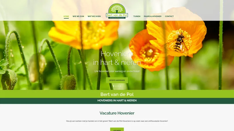 Website van Bert van de Pol