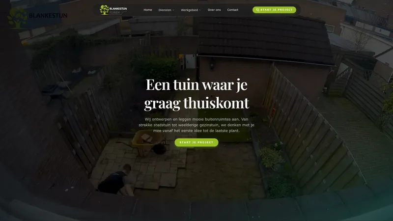 Website van Blankestijn Tuinen