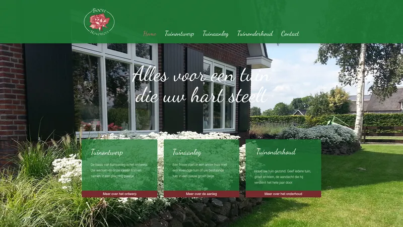 Website van Boevehoveniers