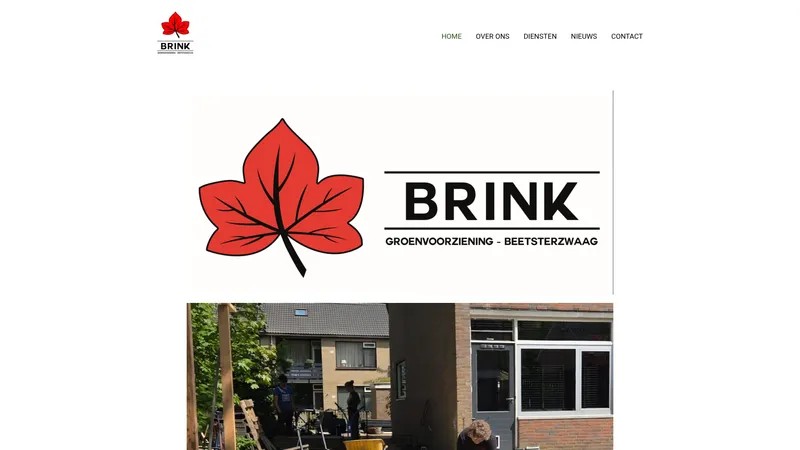 Website van Brink Groenvoorziening