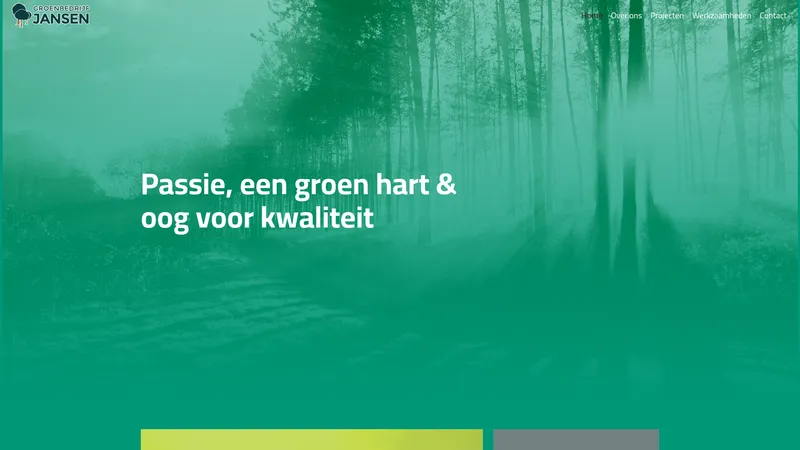 Website van BW Jansen