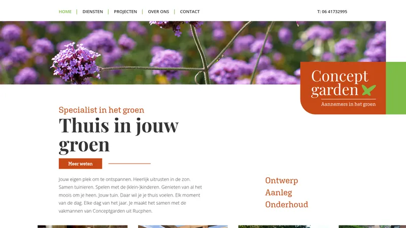 Website van Conceptgarden