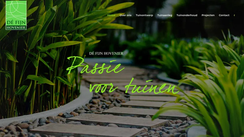 Website van De Fijn Hovenier