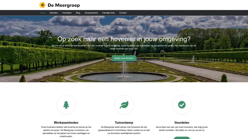 Website van de Meergroep