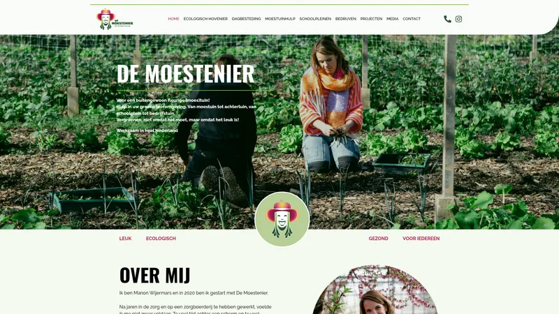 Website van De Moestenier