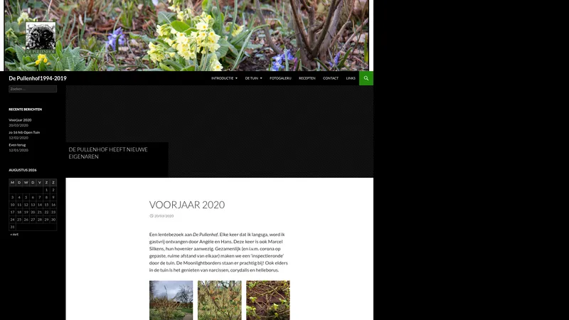 Website van De Pullenhof