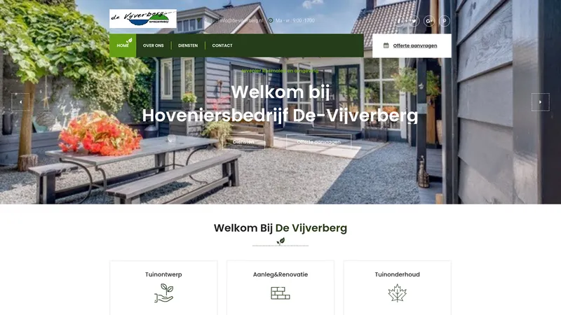 Website van De Vijverberg