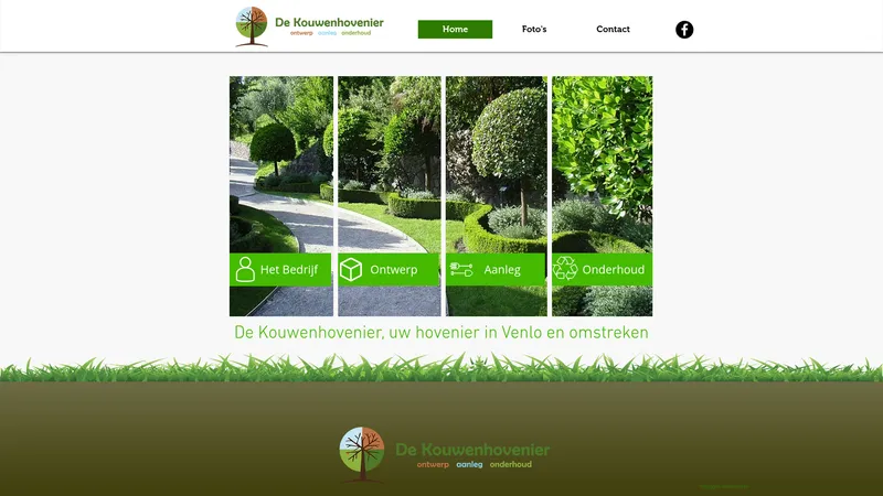 Website van dekouwenhovenier