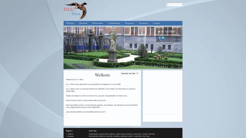 Website van DVV West