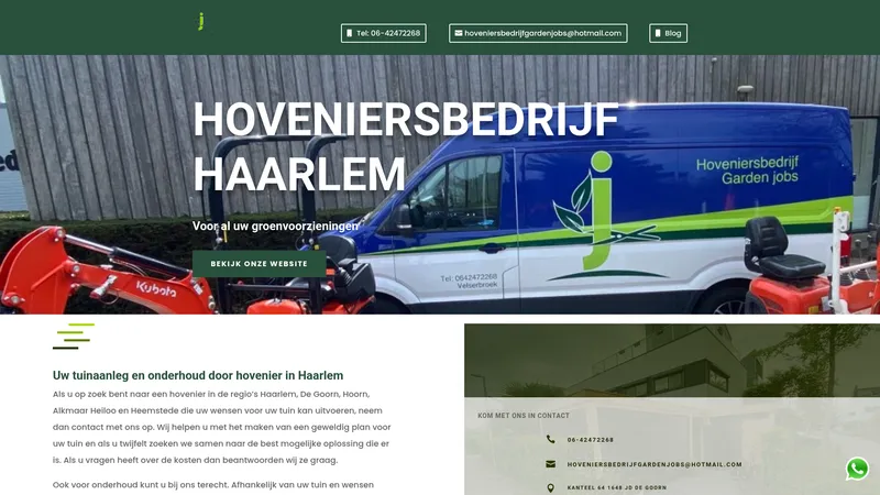 Website van Garden