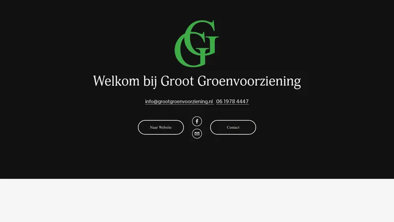 Website van GG Hoveniers