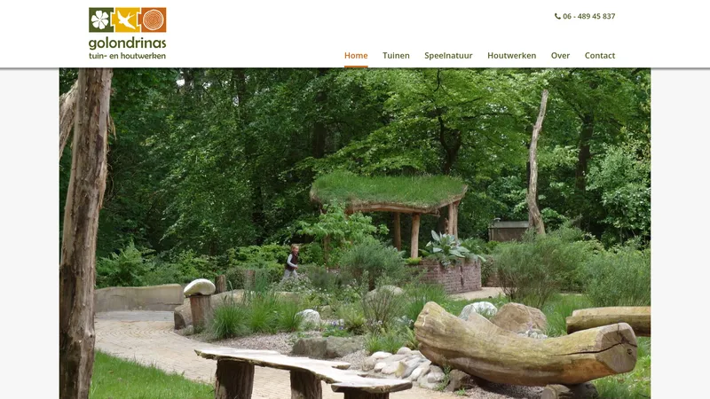 Website van Golondrinas tuin