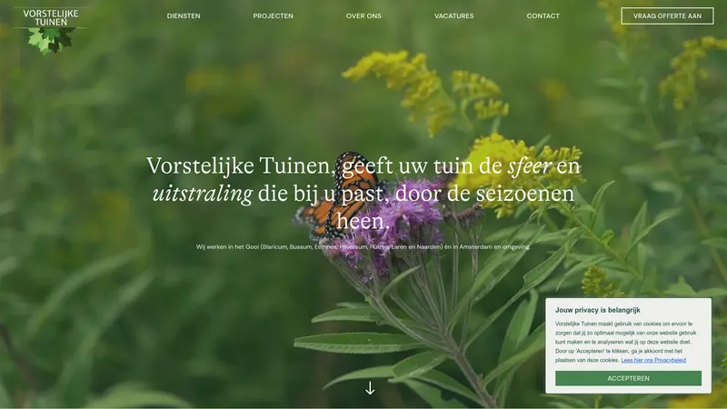 Website van Groencombinatie Ruisendaal B.V