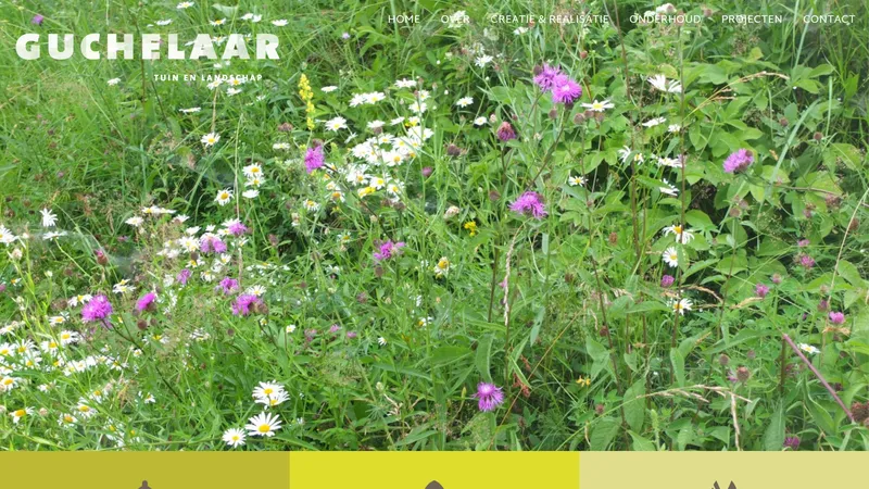 Website van Guchelaar tuin en landschap