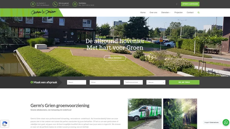 Website van heden germsgrien.nl