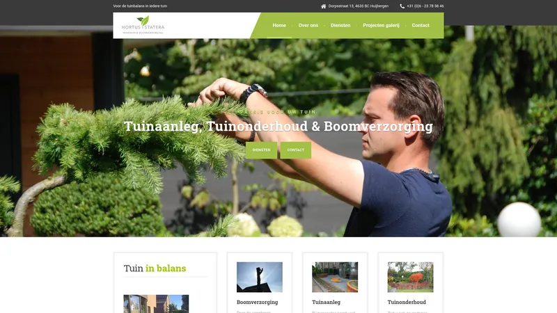 Website van Hortus Statera