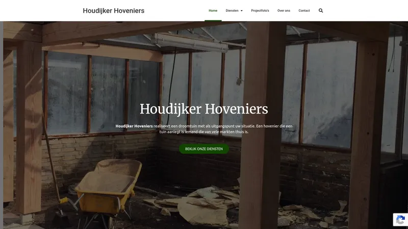 Website van Houdijker hoveniers