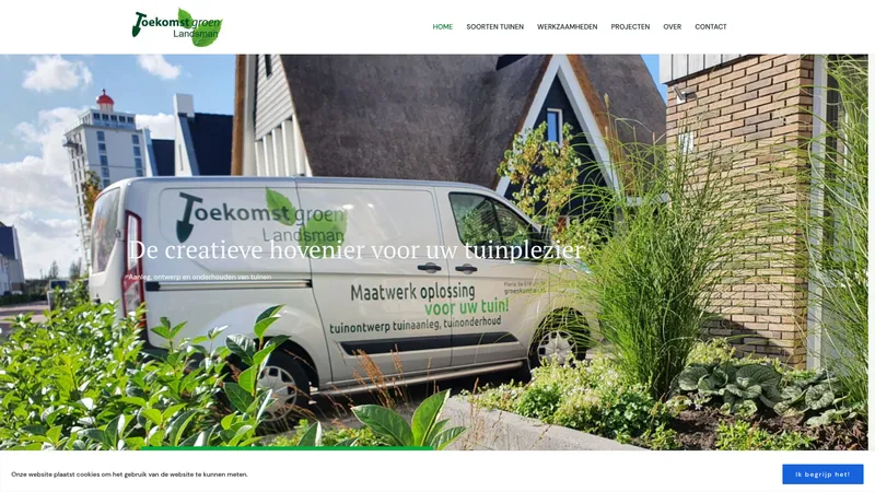Website van Hovenier Kampen