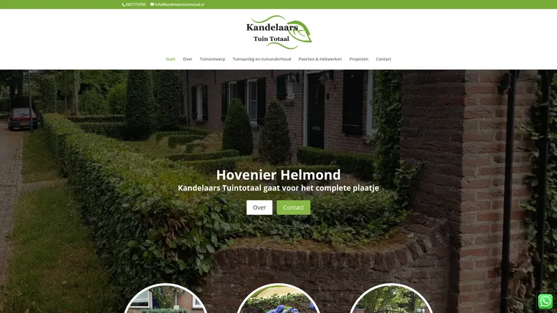Website van Hoveniers-helmond