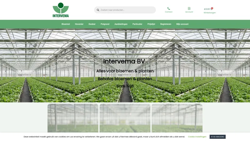 Website van Intervema B.v.