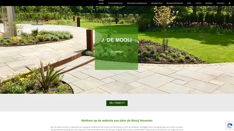 Website van J. de Mooij Hovenier