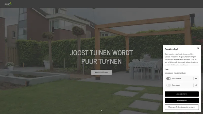 Website van Joost Tuinen
