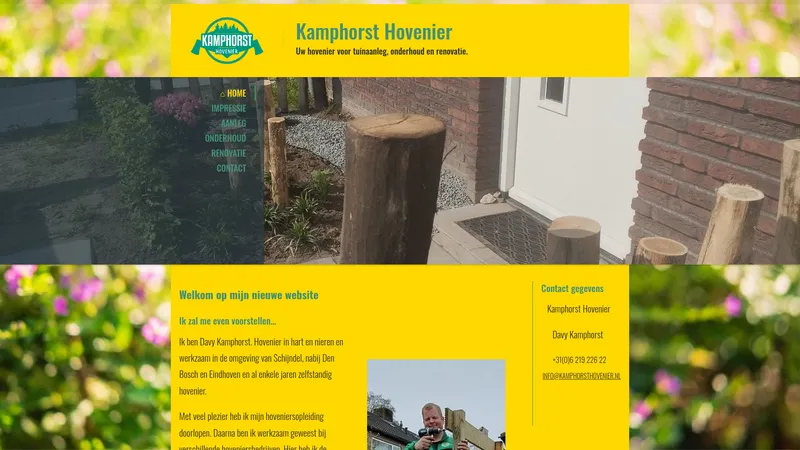 Website van Kamphorst hovenier