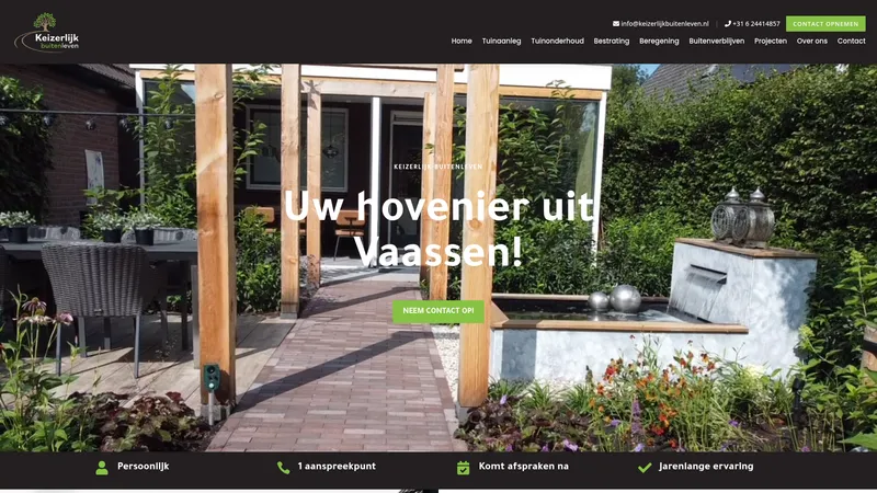 Website van Keizerlijk Buitenleven