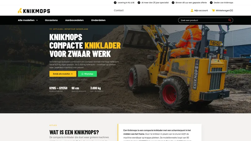 Website van Knikmops Nederland