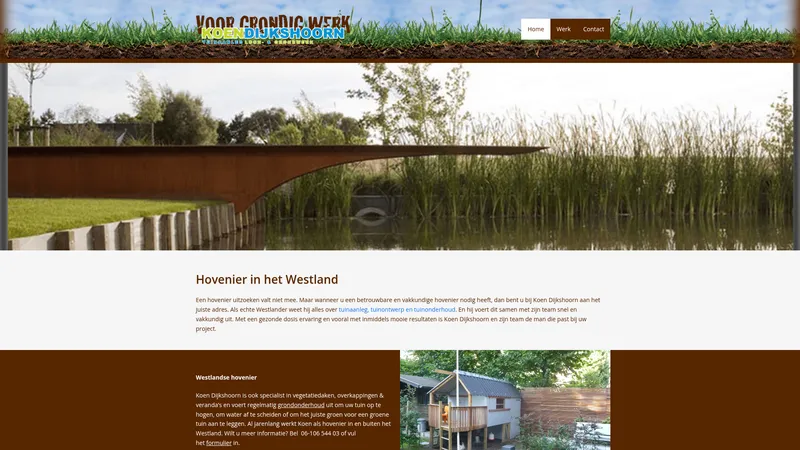 Website van Koen Dijkshoorn