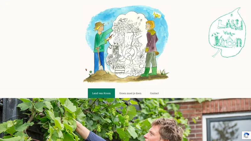 Website van Land van Kroon