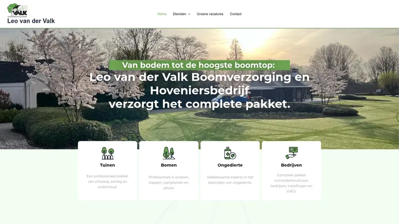 Website van Leo van der Valk