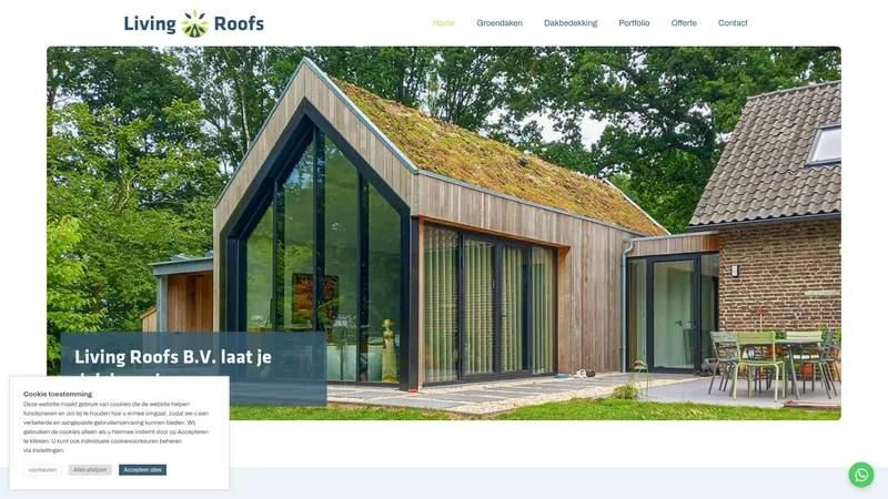 Website van Livingroofs
