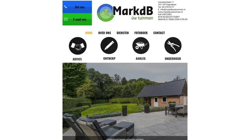 Website van MarkdB Tuinman