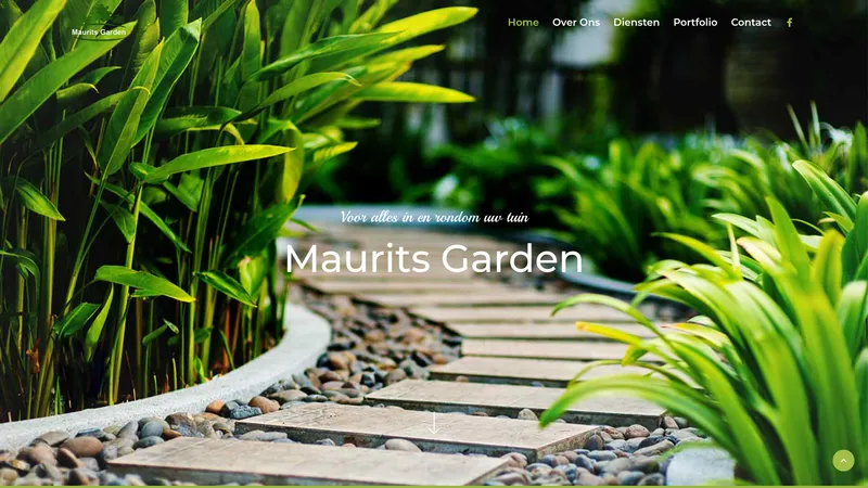 Website van Maurits Garden