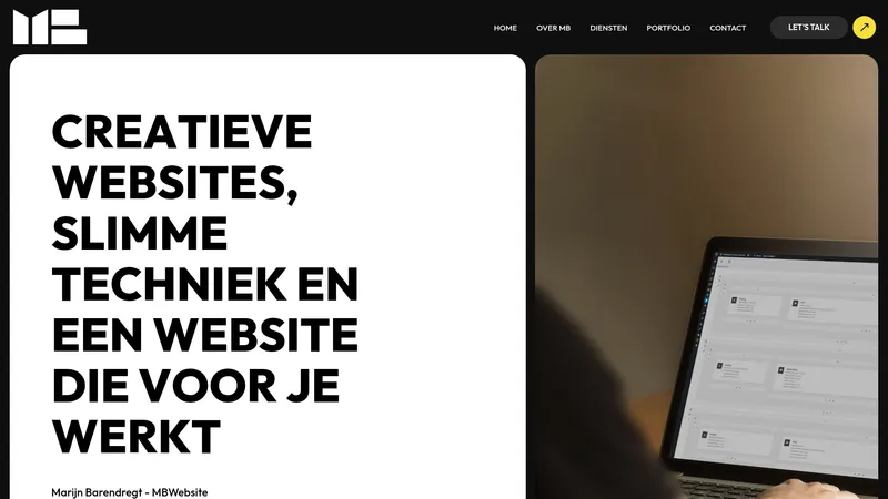 Website van MB Website