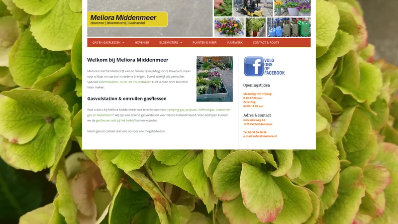 Website van Meliora Middenmeer