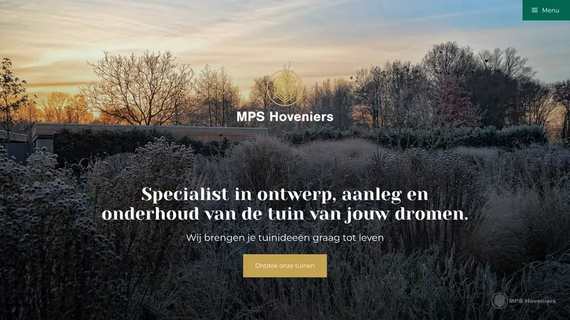 Website van MPS Hoveniers