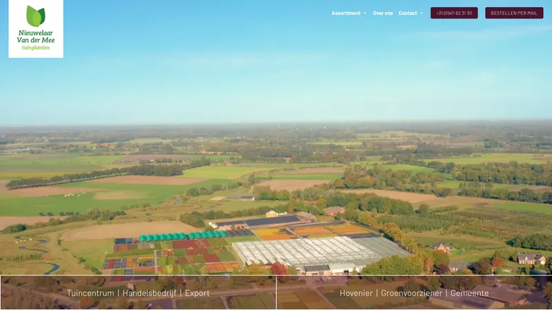 Website van Nieuwelaar Van der Mee