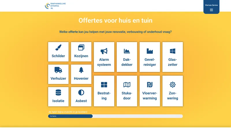 Website van Onafhankelijkeoffertes