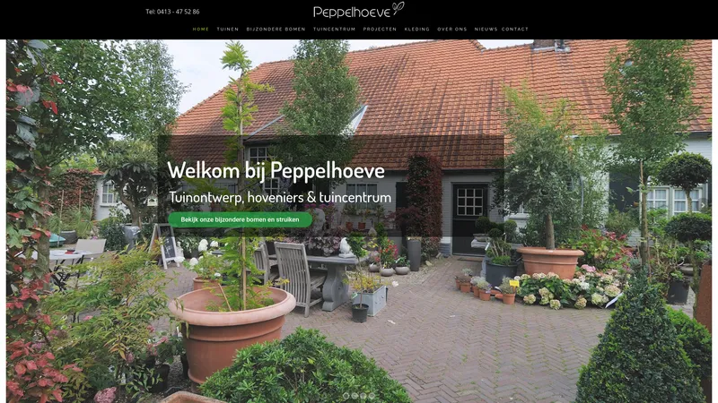 Website van Peppelhoeve