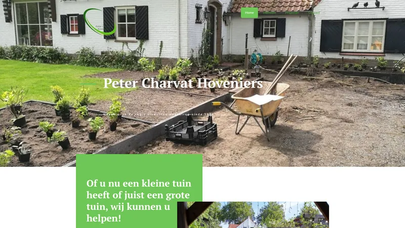 Website van Peter Charvat Hoveniers