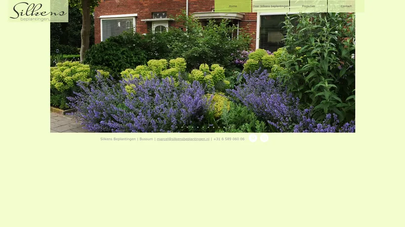 Website van Silkens beplantingen