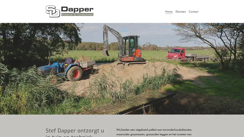 Website van Stef Dapper