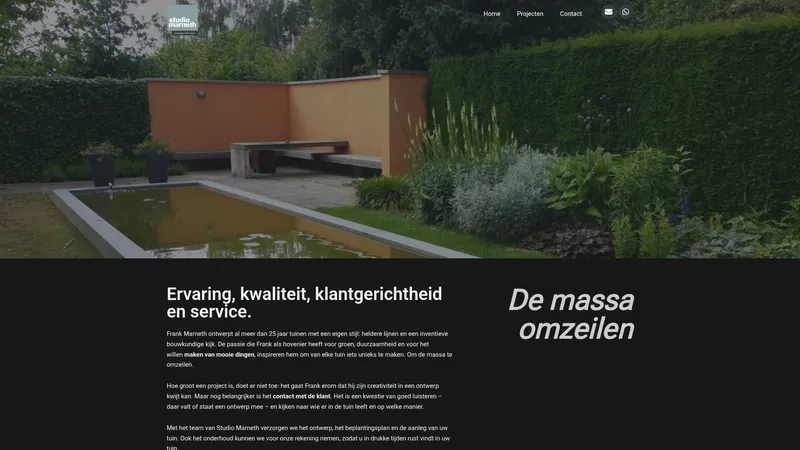 Website van Studio Marneth