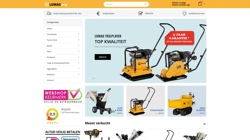 Website van TimberXL